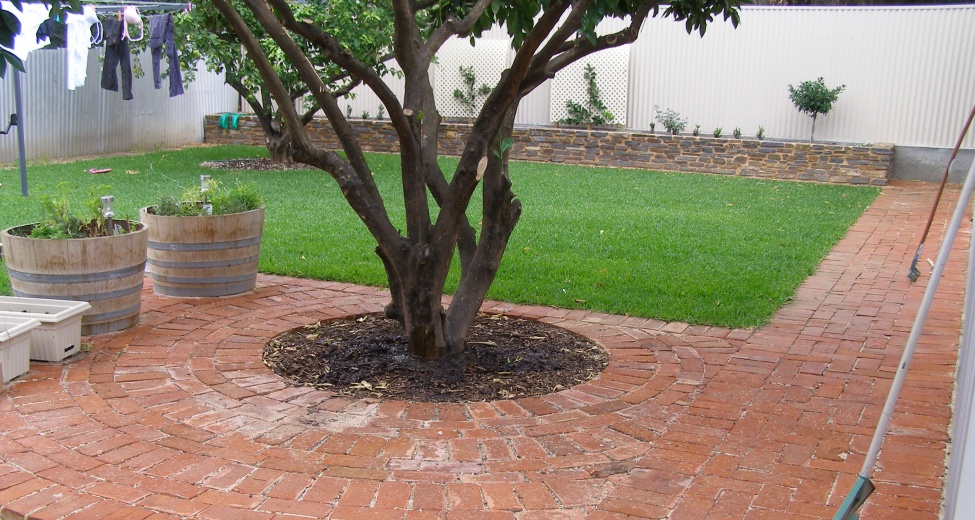 Old Red Brick Paving