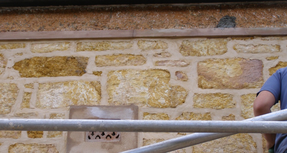 Stone Repointing @ Parkside